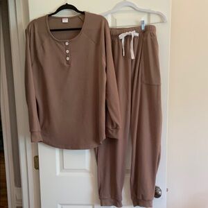 Cozy Coco Brown Ladies Loungewear XL